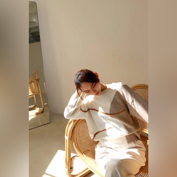 NEW! PETITE STUDIO Lexi Wool Sweater (Ivory) - Picture 5 of 9